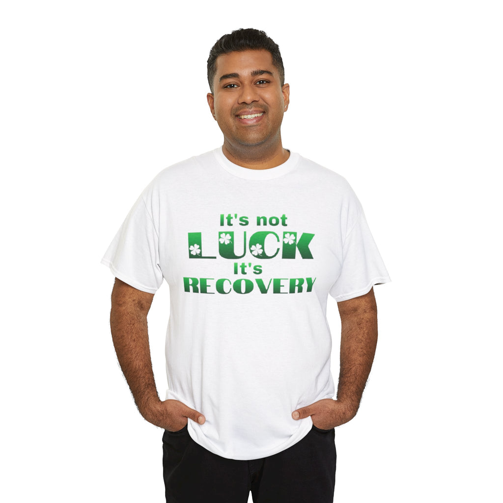 Sober Irish Pride St. Patrick's Day Unisex Heavyweight T-Shirt