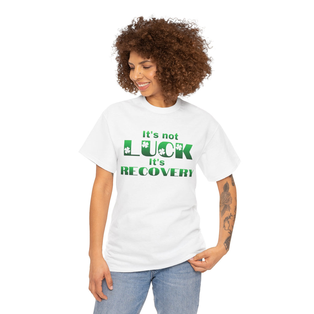 Sober Irish Pride St. Patrick's Day Unisex Heavyweight T-Shirt