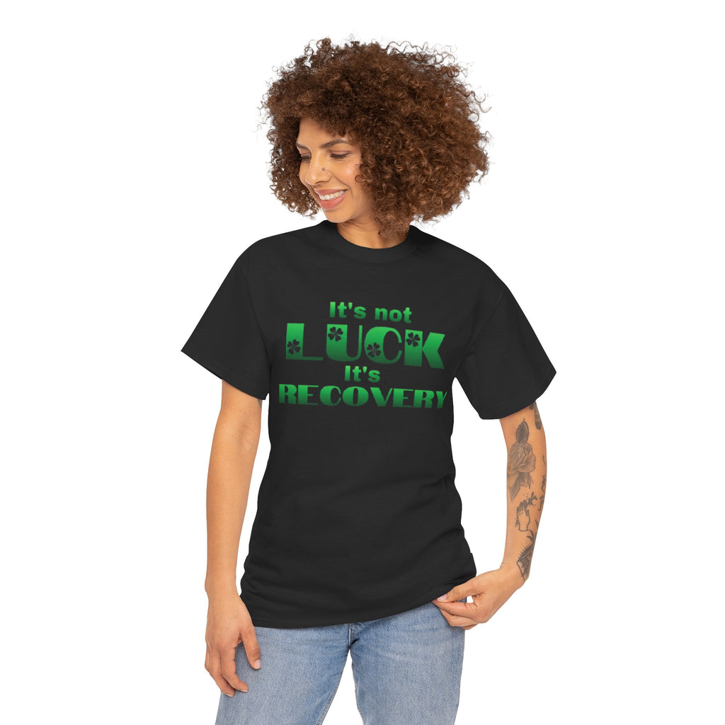 Sober Irish Pride St. Patrick's Day Unisex Heavyweight T-Shirt
